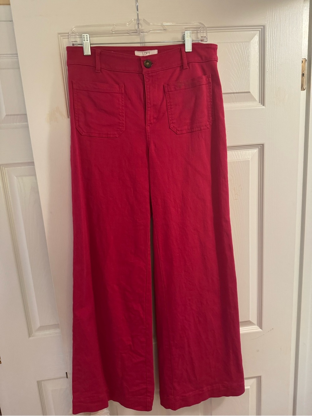 Loft Palmer pant in red